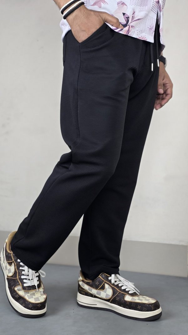 premium textured ribbed trousers – আরাম ও আধুনিক লাইফস্টাইলের পারফেক্ট কম্বো