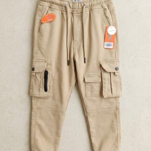 smart look and maximum comfort – premium kids' basic cargo joggers