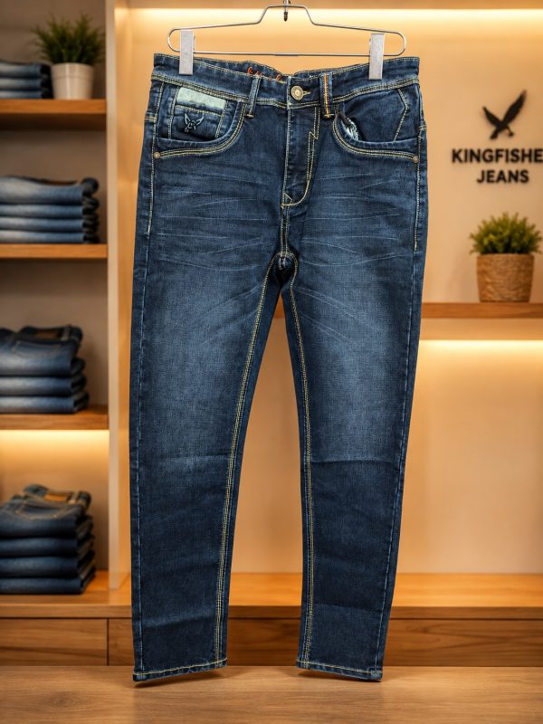 kingfisher deep blue charming denim